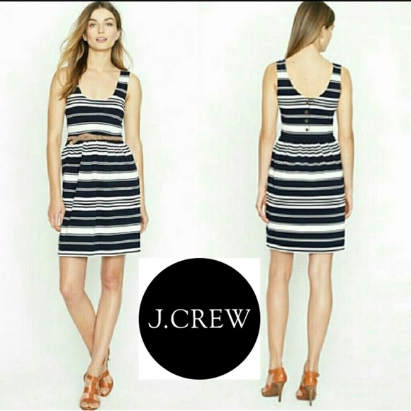 J. Crew Dresses & Skirts - 🆓⛵️ J. Crew ⛵Reversible 2-Way button stripE FREEW/ANY$30BUNDLE❣️